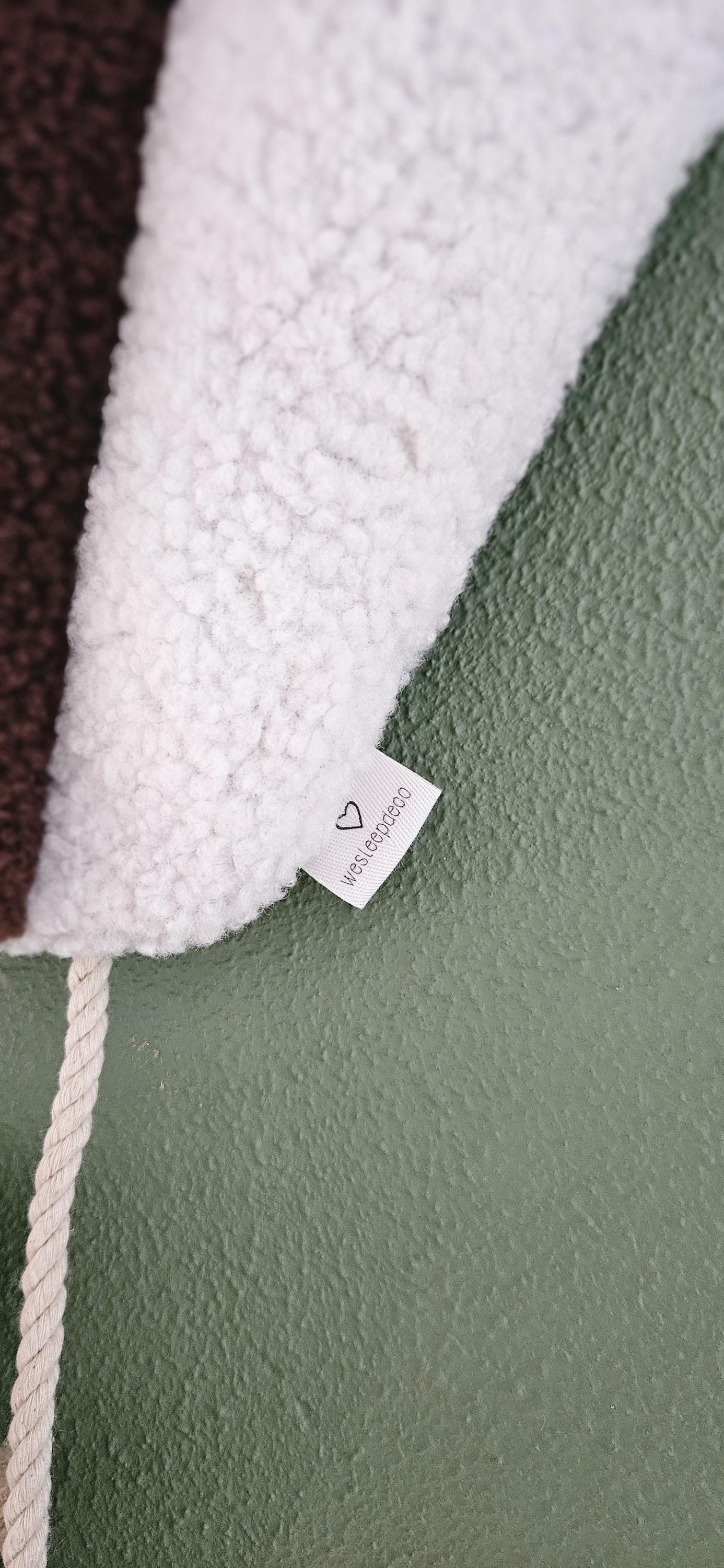 Luchtballon Slaaplamp Babykamer met Beer Op Een Schommel, Op Batterij, Babyshower Cadeau, Wanddecoratie, Kraamcadeau bruin/wit