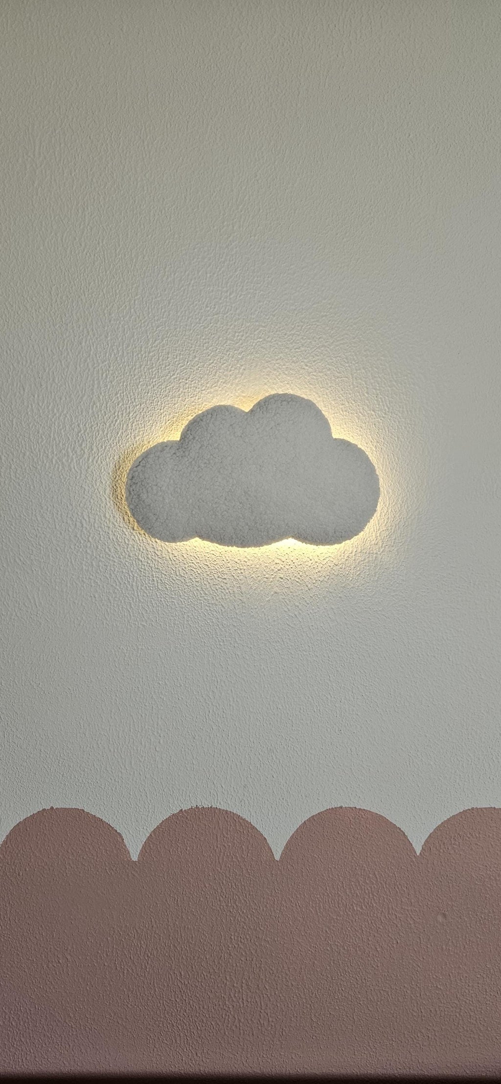 Medium Wolkenlamp – LED Nachtlamp voor Babykamer & Kinderkamer Wanddecoratie